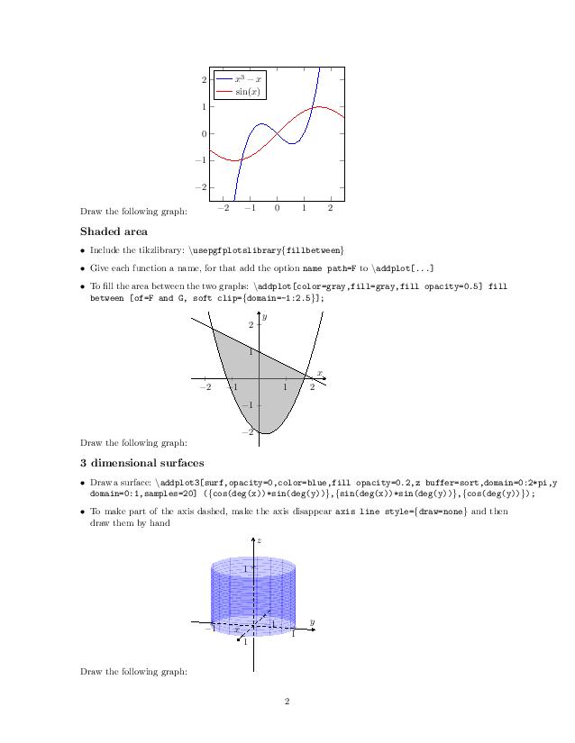 Tikz Worksheet